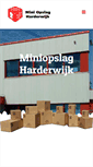 Mobile Screenshot of miniopslagharderwijk.nl